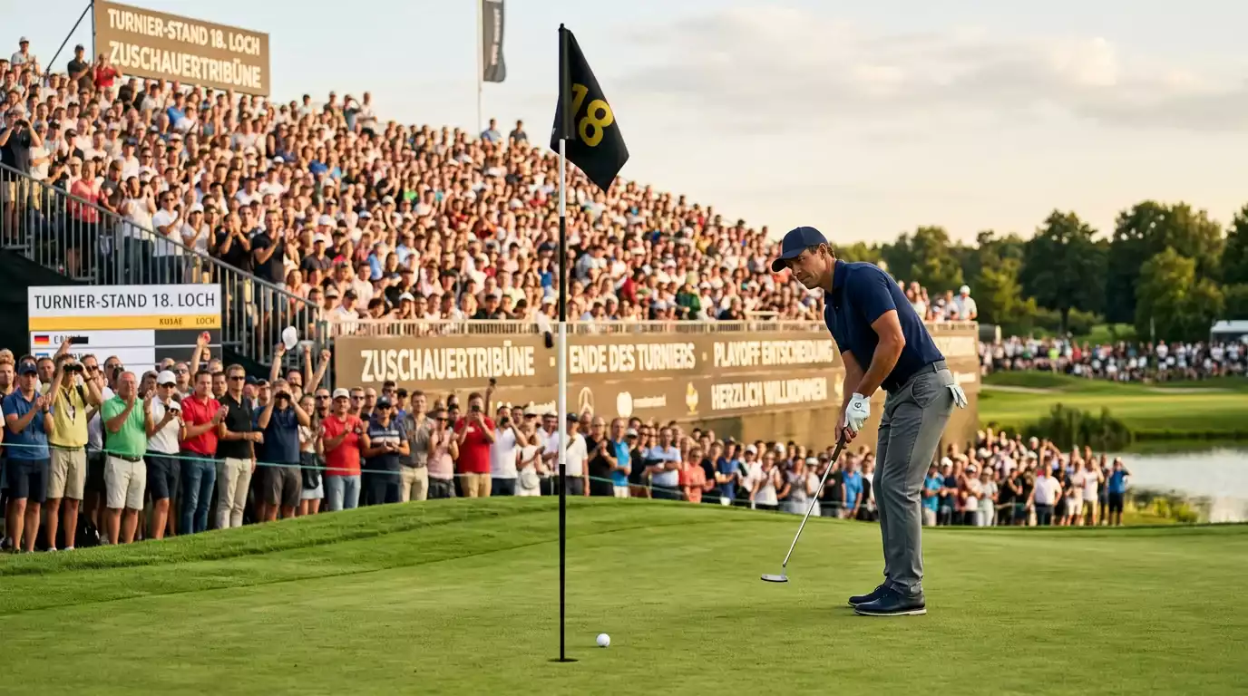 Spielfinish bei einem FedEx-Cup-Playoff-Turnier
