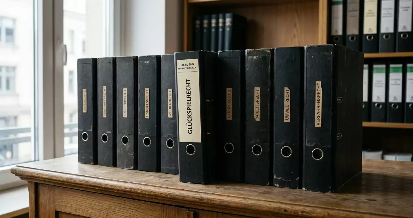 Geöffnete Gesetzes-Ordner als Sinnbild des regulatorischen Rahmens