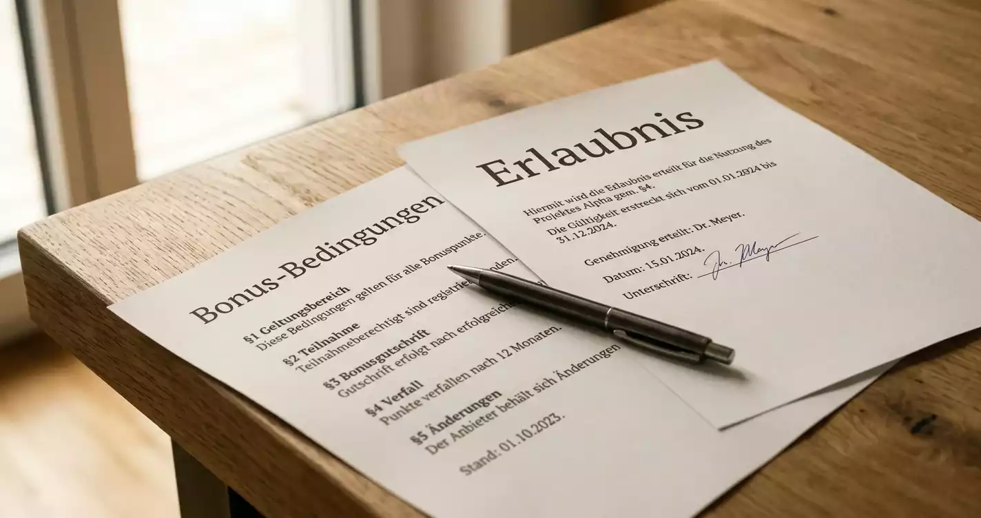 Symbolische Verbindung zwischen GGL-Lizenz und Bonus-Anspruch