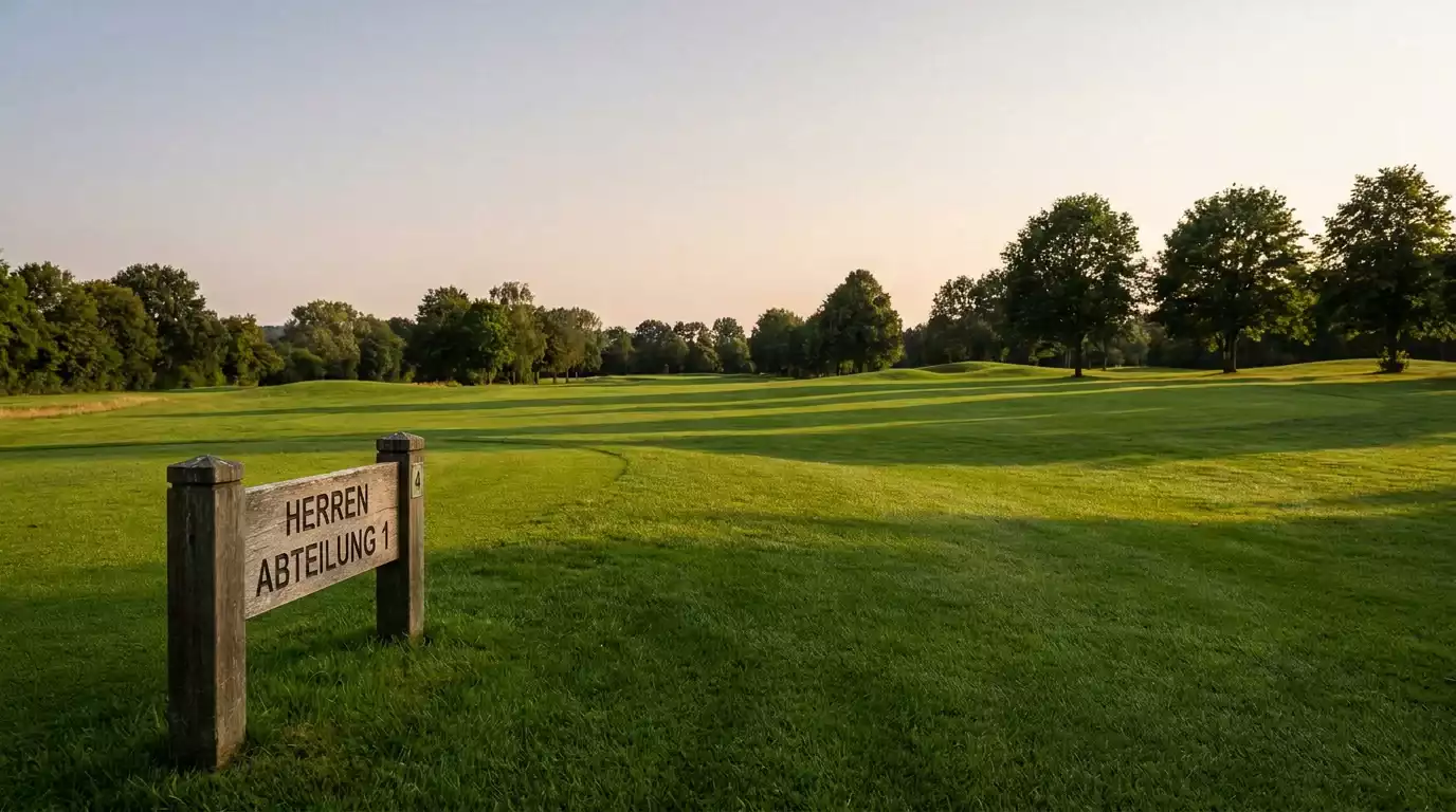 Ruhige Golfplatz-Szene als Sinnbild des Konstanz-Hebels im Bonus-Plan